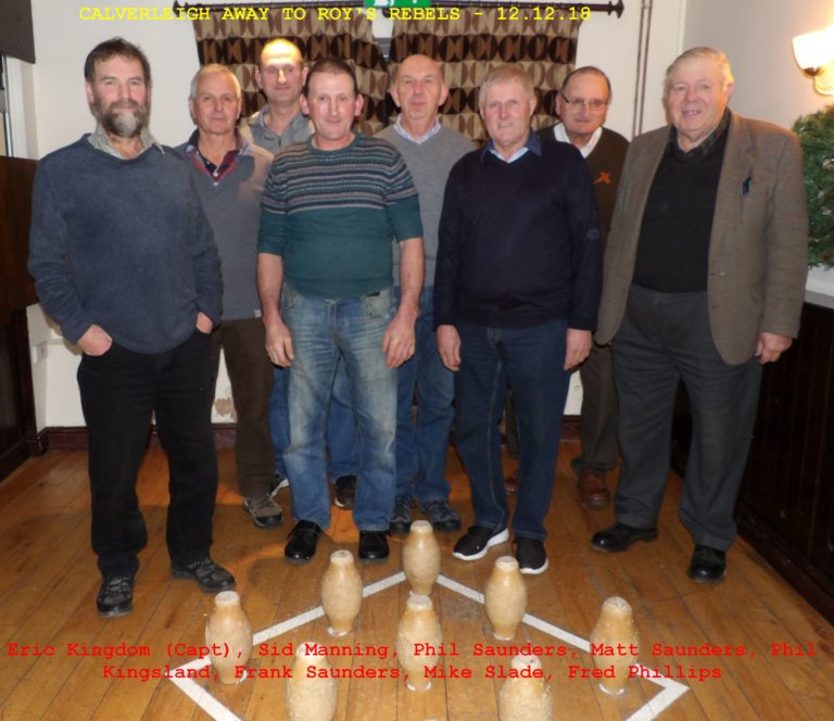 This season Division A Sampford Peverell & District Skittles League